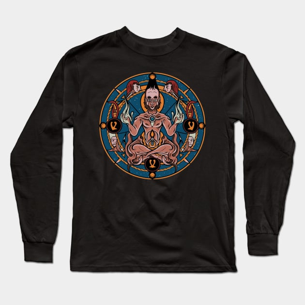Sorceress Style: Black Magic Threads Long Sleeve T-Shirt by Lucifer